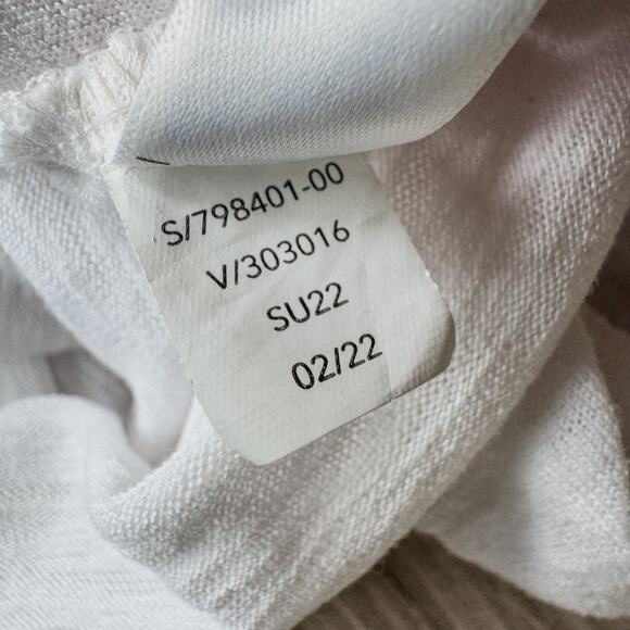 Athleta, White Breezy Linen Like Twist Front Tank, Women’s X-Small, Activewear - Picture 8 of 8